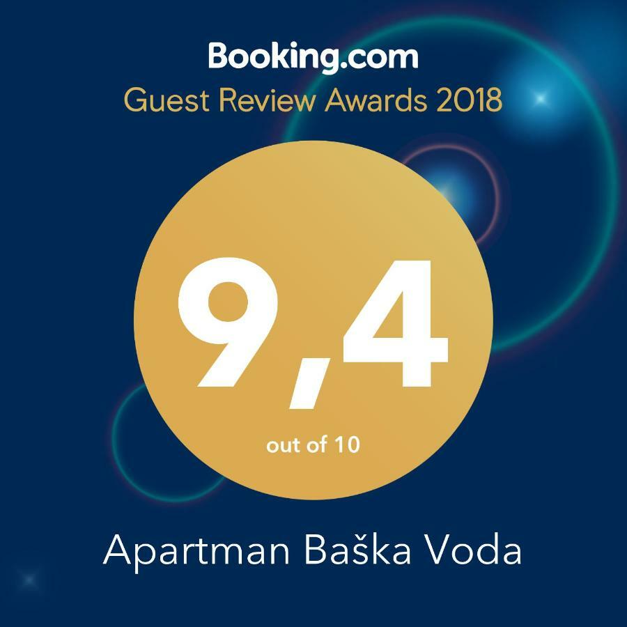 Apartman Baška Voda Dış mekan fotoğraf